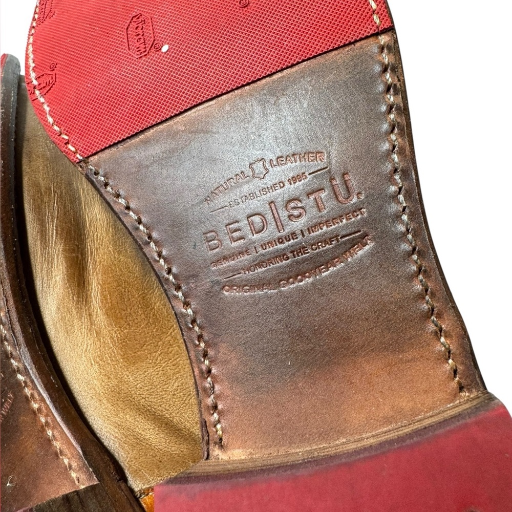 BedStu | Dorella Ankle Boots in Tan Leather 11 - Picture 8 of 12